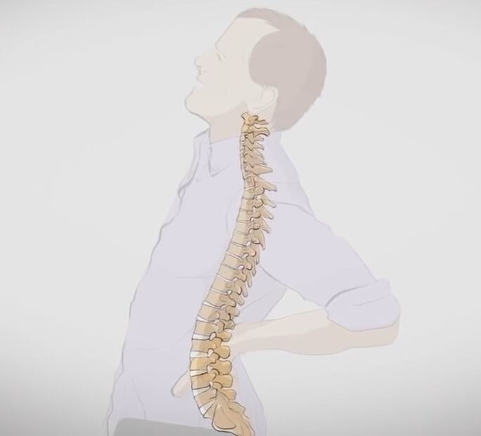 Back pain in the lower back