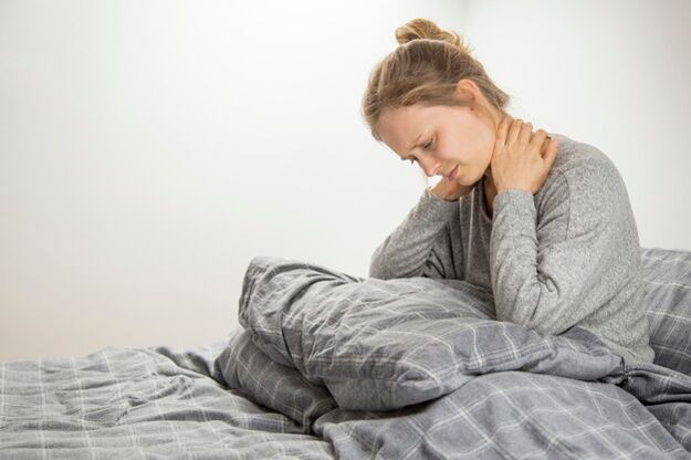 neck pain due to cervical osteochondrosis